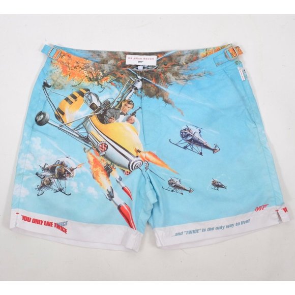 Orlebar Brown Other - New Orlebar Brown Bulldog 007 James Bond sz 32 swim trunks shorts
